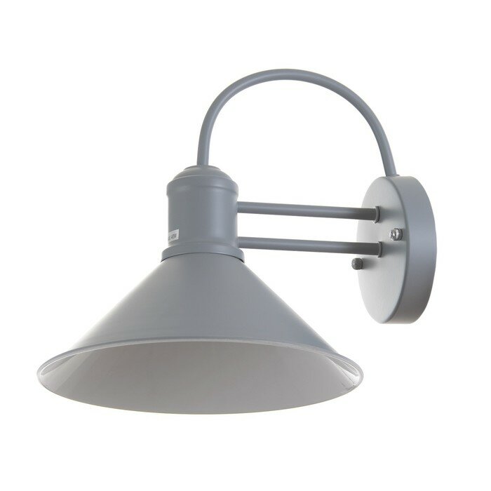 фото BayerLux Бра "Бравер" Е27 серый 26х26х30 см