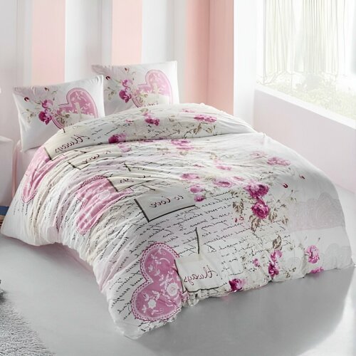 Irina Home Постельное белье Serenay цвет: розовый (2 сп. евро)