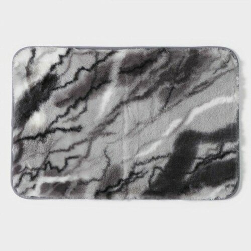 Коврик для дома SAVANNA Мечта 40х60 см цвет серый высота ворса 2 см 825₽