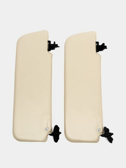 Козырьки солнцезащитные в авто ВАЗ 2105 мягкие для жесткого потолка без зеркал светлые