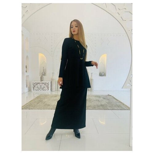 Костюм Fatmafashion, размер 44-48, черный