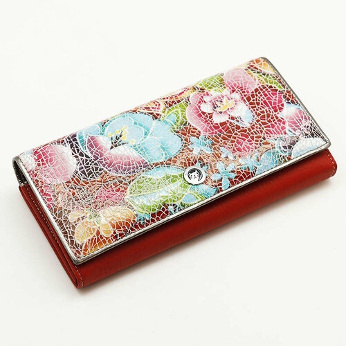 фото Кошелек sergio valentini, фактура тиснение, мультиколор