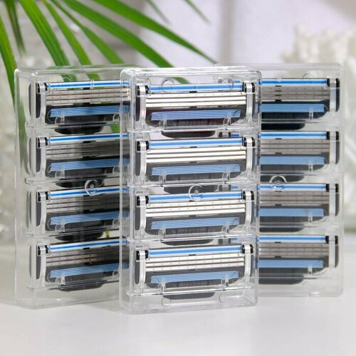 Сменные кассеты для бритья 12 шт совместимы с Gillette Mach3 808₽