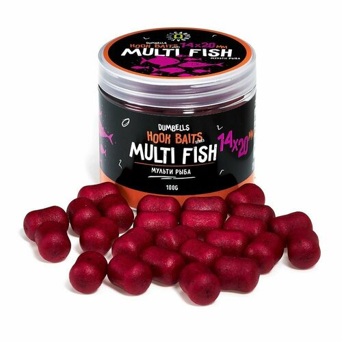 Дамбелсы насадочные Carptoday Baits Multi Fish (Мульти Фиш), бойлы рыболовные, карповая рыбалка, прикормка для рыб