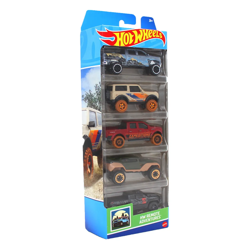 Набор из 5-ти машинок Hot Wheels HW Remote Adventures HLY74_01806 набор из 5 ти машинок hot wheels hw remote adventures hly74 01806