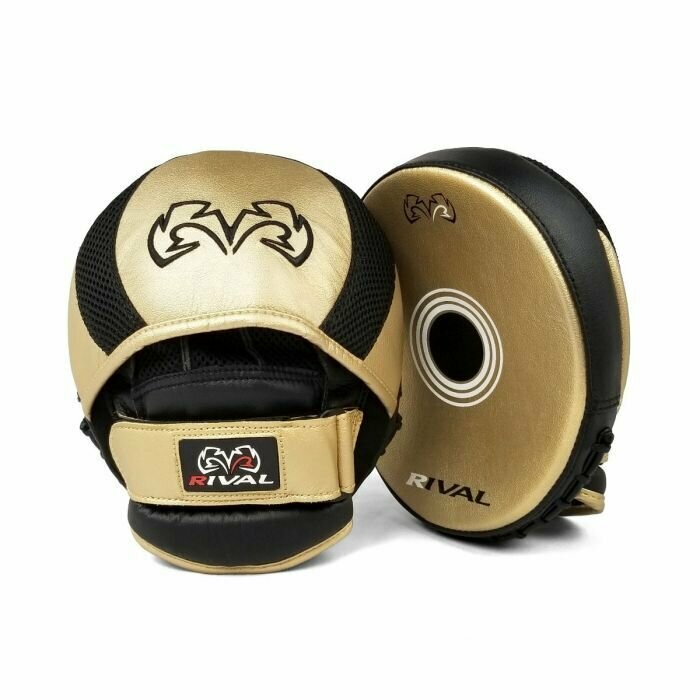 Лапы боксерские RIVAL RPM11 EVOLUTION PUNCH MITTS, размер S/M, золотые