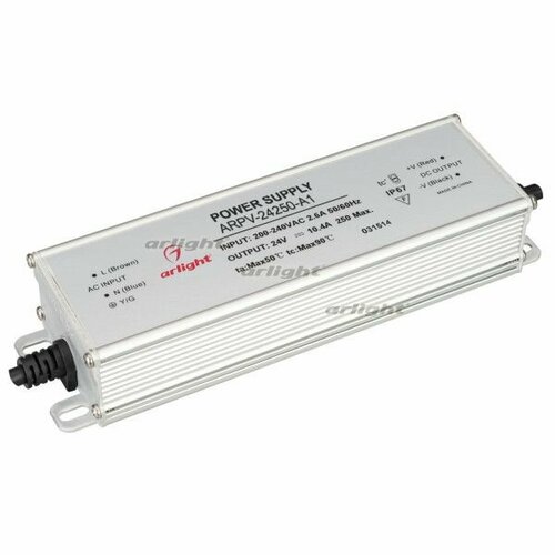 Блок питания Arlight ARPV-24250-A1 24V 250W IP67 10.4A 031514 блок питания arlight 031514