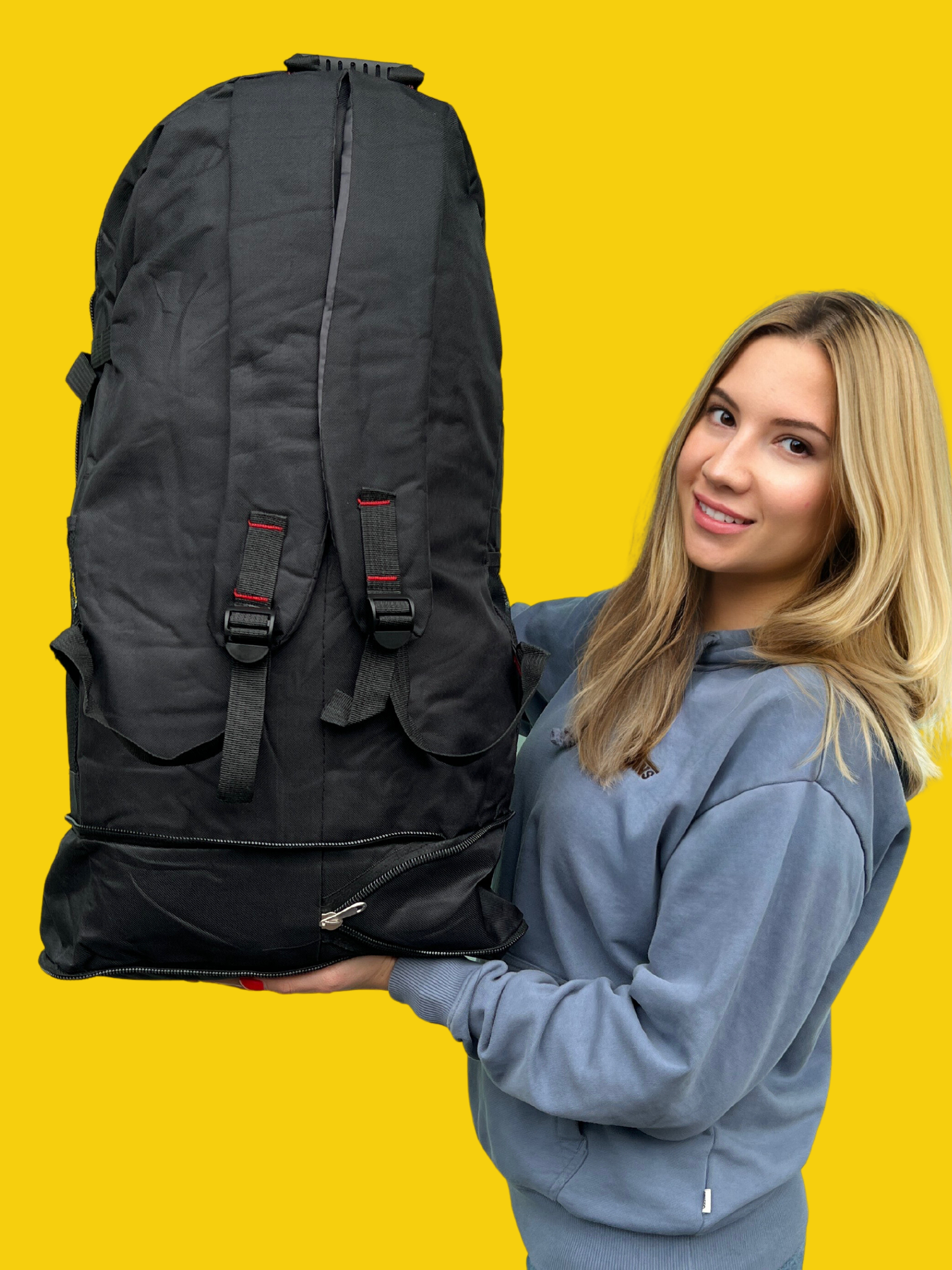 Рюкзак туристический 70 л, черный, рюкзак мужской женский Походный, спортивный, баул, для охоты, рыбалки, туризма