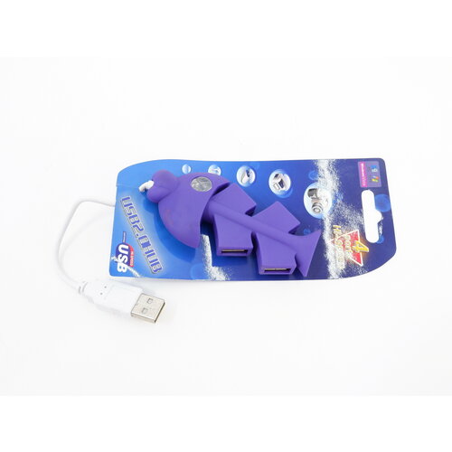 USB-концентратор Рыбка разъемов 4 USB-порта цвет- синий 39000₽