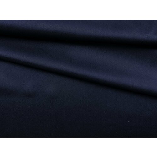 Ткань Атласный Шелк с эластаном синий Италия 42966