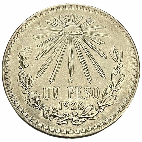 Мексика 1 песо 1926 г. банкнота номиналом 1000 песо 1985 года мексика xf