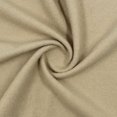 Трикотажная ткань пальтовая бежевая ткань пальтовая бежевая отрез 260х140 см