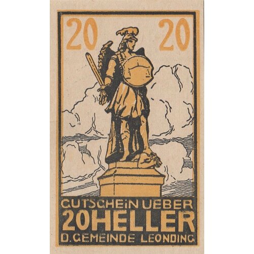Австрия, Леондинг 20 геллеров 1914-1921 гг. (№2) австрия лофер 20 геллеров 1914 1921 гг 2