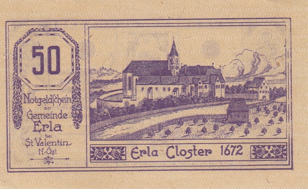 Австрия, Эрла 50 геллеров 1920 г. (2)