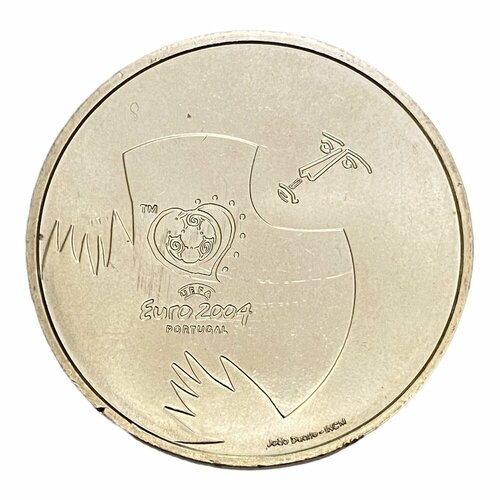 Португалия 8 евро 2004 г. (Эффектность футбола - Сейв вратаря) austria 2004 alsterton castle 10 euro commemorative silver coin genuine euro collection real original coins