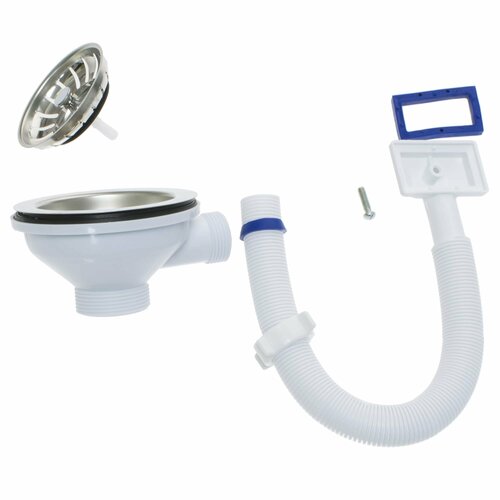 Выпуск для мойки Е-4007-1 с переливом 3 1/2