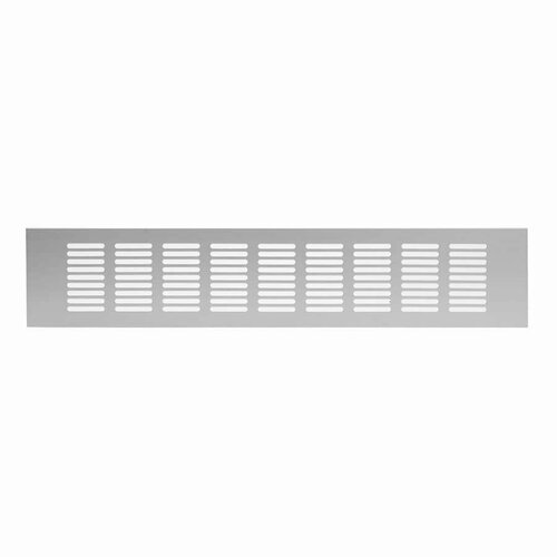 фото Вентиляционная решетка благовест 80x400, металл матовый