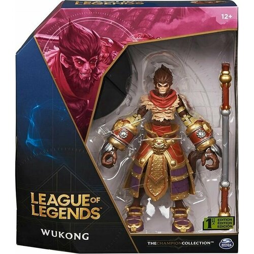 League of Legends шарнирная фигурка Вуконг18см с аксессуарами, Spin Master league of legends шарнирная фигурка сенна 17см