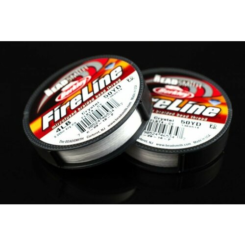 фото Нить fireline 4lb, цвет crystal, толщина 0,005" (0,12мм), длина 50yd, 1024-002, 1 катушка нет бренда