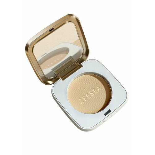 Пудра компактная, Zeesea, Soft Velvet Pressed Powder, тон 02 натуральный, 7 г