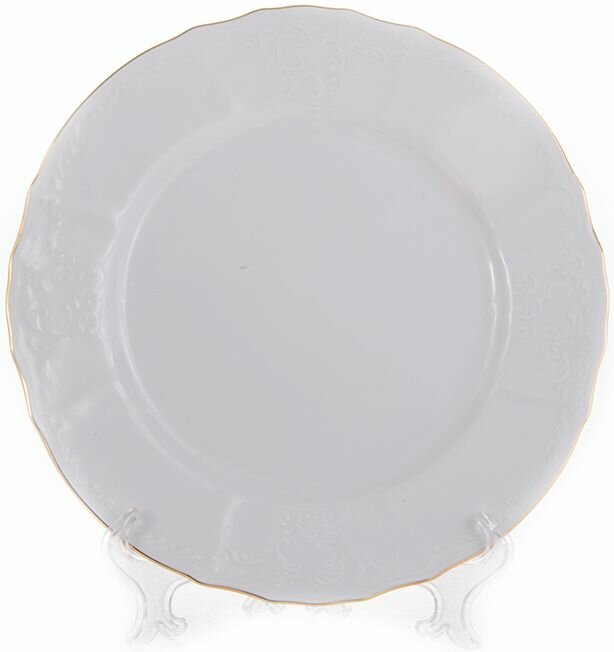 Набор из 6-ти тарелок Бернадот белый Размер: 21 см