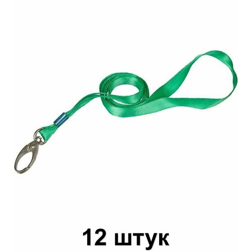 ProMega Держатель для бейджа Office на карабине зеленый 12 шт 1103₽