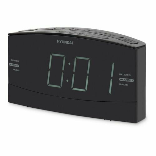 Радиобудильник Hyundai H-RCL238 черный 400900₽