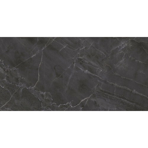 Керамическая плитка Laparet Olimpus чёрный 34030 для стен 25x50 (цена за 1.5 м2)