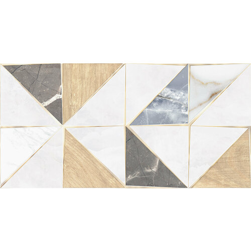 Керамическая плитка AltaCera DIY WT9TRI55 Triangle Mix для стен 24,9x50 (цена за 1.37 м2)
