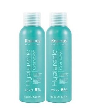 Kapous Professional Эмульсия окислительная (оксид, оксигент) Hyaluronic, 6%, кремообразная, 2*150 мл NEW