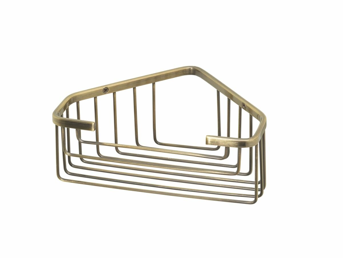 фото Решётка угловая Gedy 2483(44) 1-уровневая 20х15,1х8, бронза