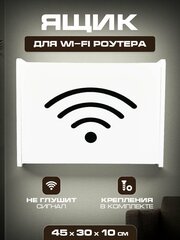 Полочка для скрытой установки вай фай 45х30х10 Wifi