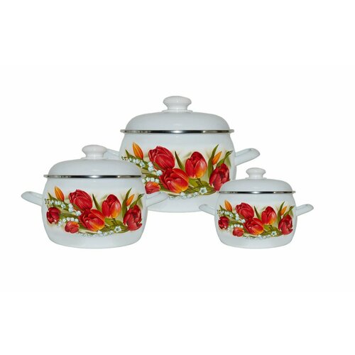 Набор посуды 6 пр, С-207АП2/4, Итальянская кухня, белый Л