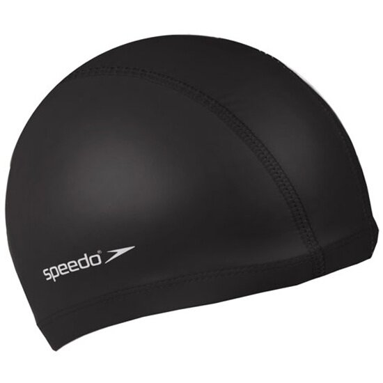 Шапочка для плавания Speedo Pace Cap, черный, лайкра с покрытием из PU, 8-720640001-876