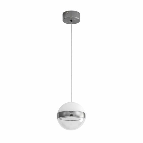 Светильник подвесной Odeon Light Roni 5037/9L, LED, 9Вт, кол-во ламп:1шт, Никель