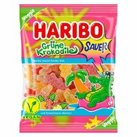 Жевательный мармелад Haribo Grune Krokodile - крокодилы (Германия), 175 г