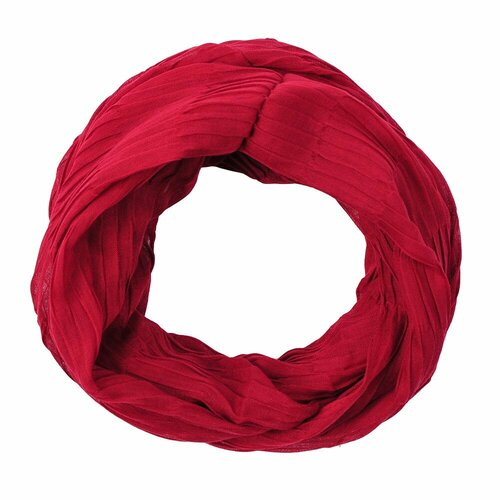 фото Снуд rossini для женщин,75х70 см, one size, красный