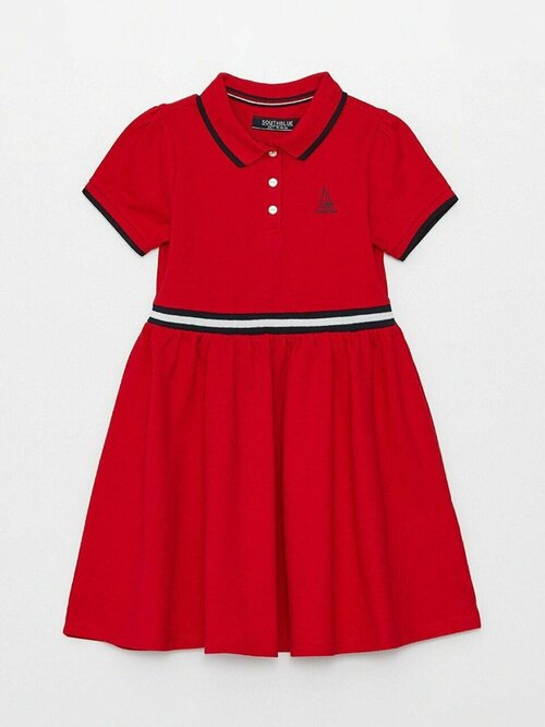 Платье SOUTHBLUE, размер 5-6 лет, красный