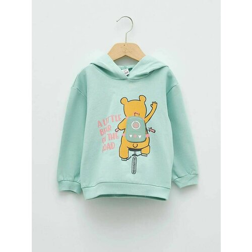 фото Толстовка isobel, размер 68/74, оранжевый, бирюзовый