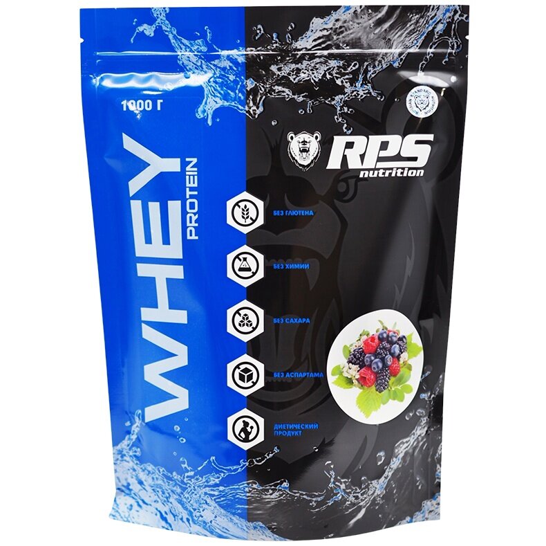 Протеин RPS Nutrition Whey Protein - 1000 грамм, лесные ягоды