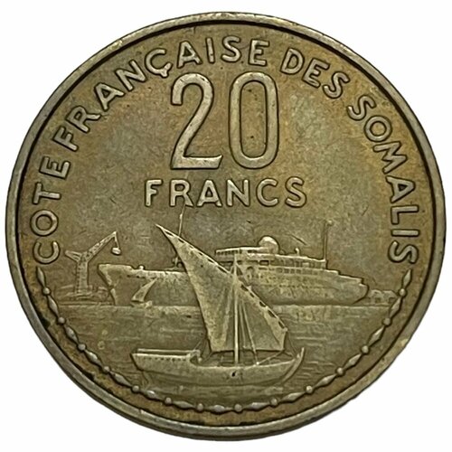 Французский Сомалиленд 20 франков 1965 г.