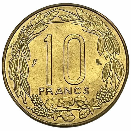 Экваториальные Африканские Штаты 10 франков 1965 г. экваториальные африканские штаты 100 франков 1968 г