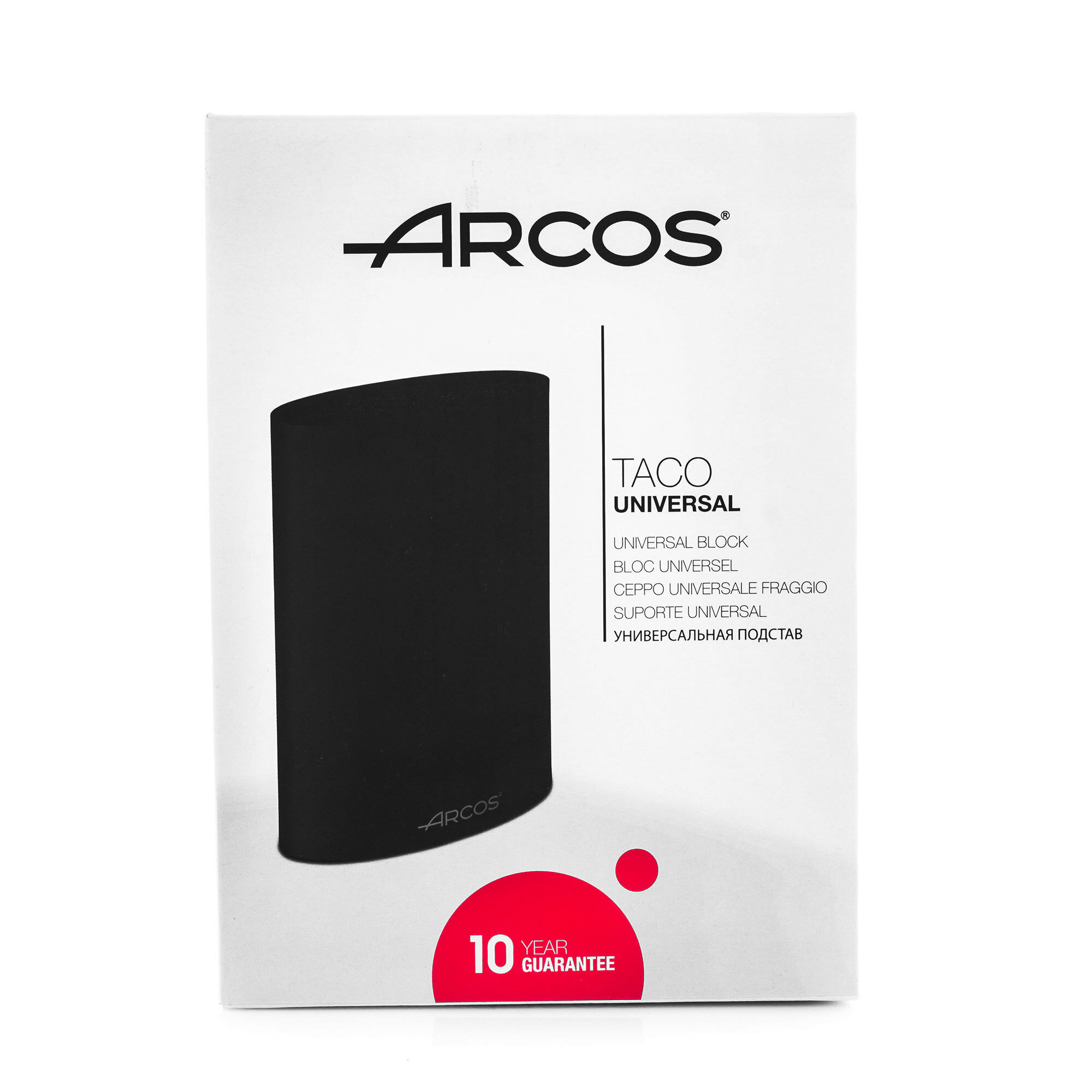 Подставка для ножей Arcos универсальная черная - фото №5