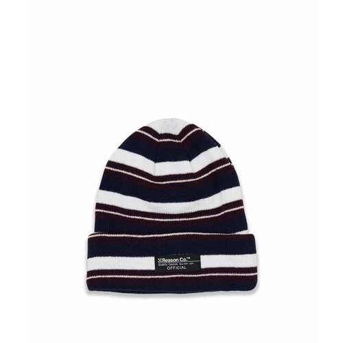 фото Шапка бини reason, размер os, синий, черный