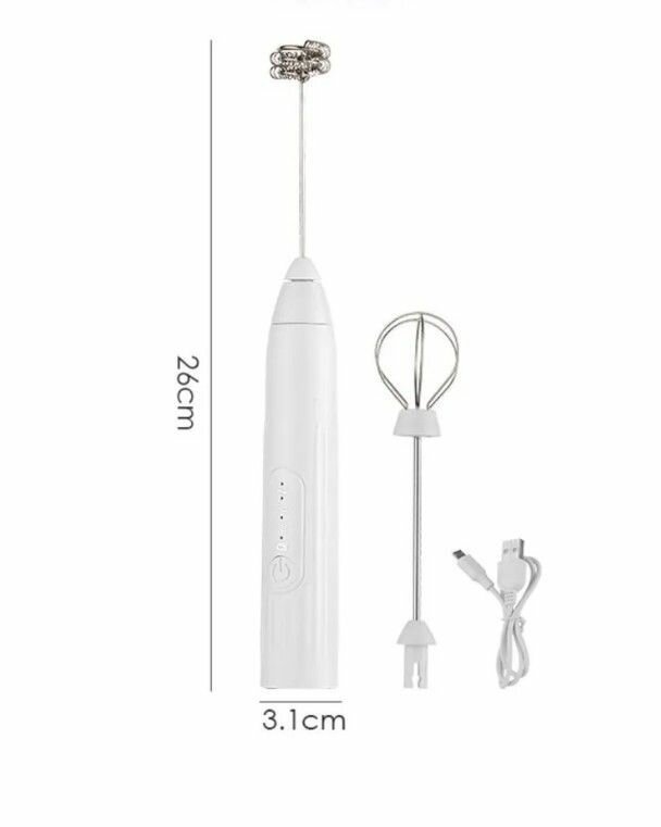 фото Капучинатор 2 в 1 с USB зарядкой