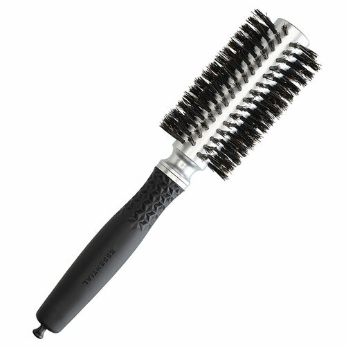 Брашинг Olivia Garden Essential Blowout Soft Boar Bristles Silver (25 мм) дикий кабан