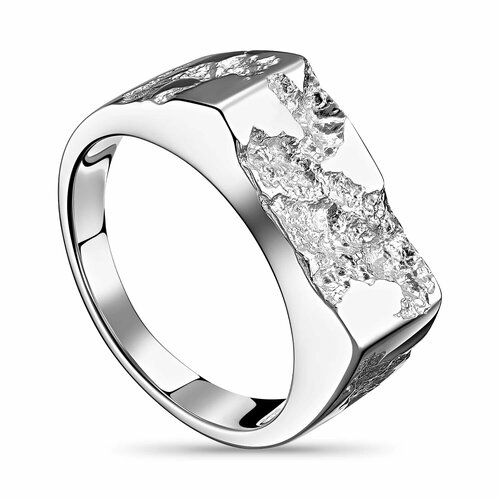 Кольцо LU Jewel, серебро, 925 проба, родирование, размер 16.5, серебряный