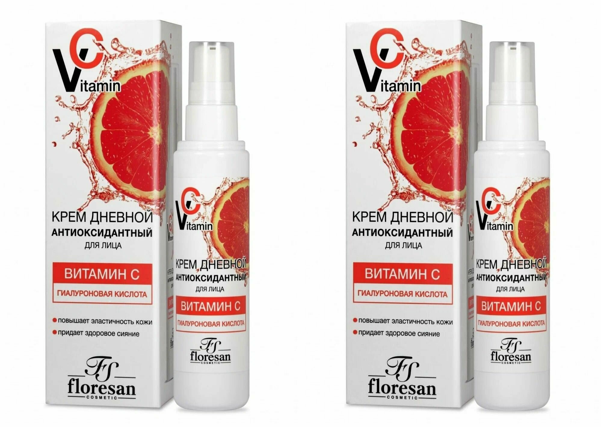 Floresan Крем для лица Vitamin С дневной, 75 мл, 2 шт