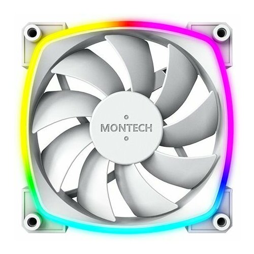 Вентилятор Montech AX 120 PWM WHITE 1875₽