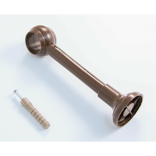 Кронштейн пластиковый 14см для карниза Кантри мод.15 Белост Ф28мм Дуб